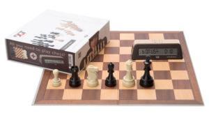 DGT chess box, brown