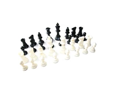 Jeu d'échecs en plastique, taille 5 (pièces plombées)