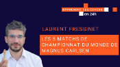 Les matchs de championnats du monde de Magnus Carlsen
