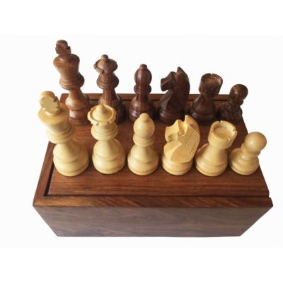 Pièces d'échecs en sheesham taille 5 